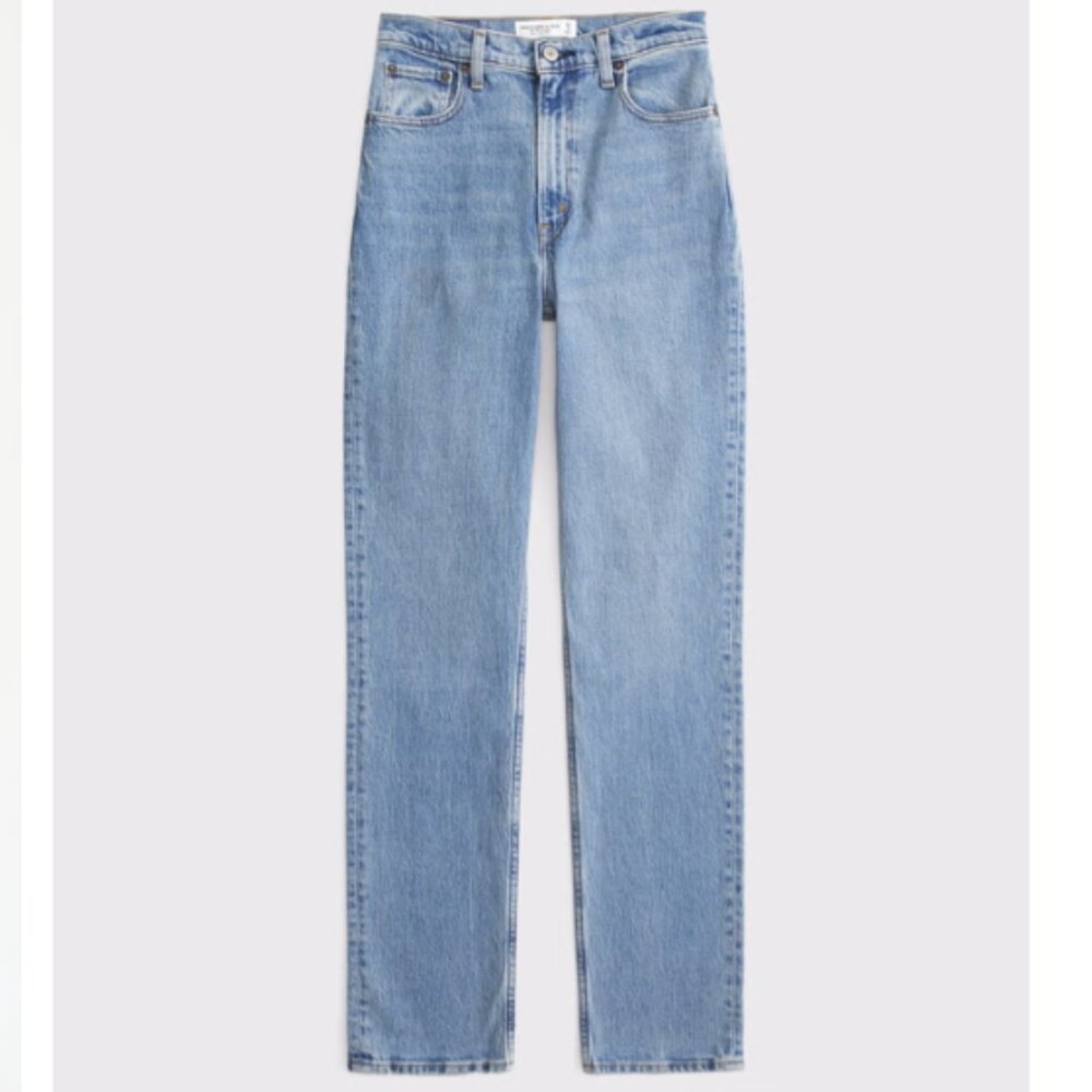 Abercrombie Ultra High Rise 90s Straight Jean - Size 26